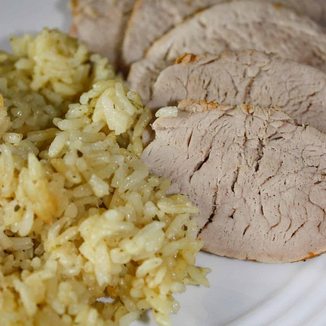 Instant Pot Pork Tenderloin and Rice