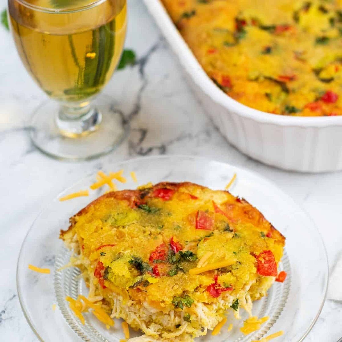 Layered Cornbread Casserole