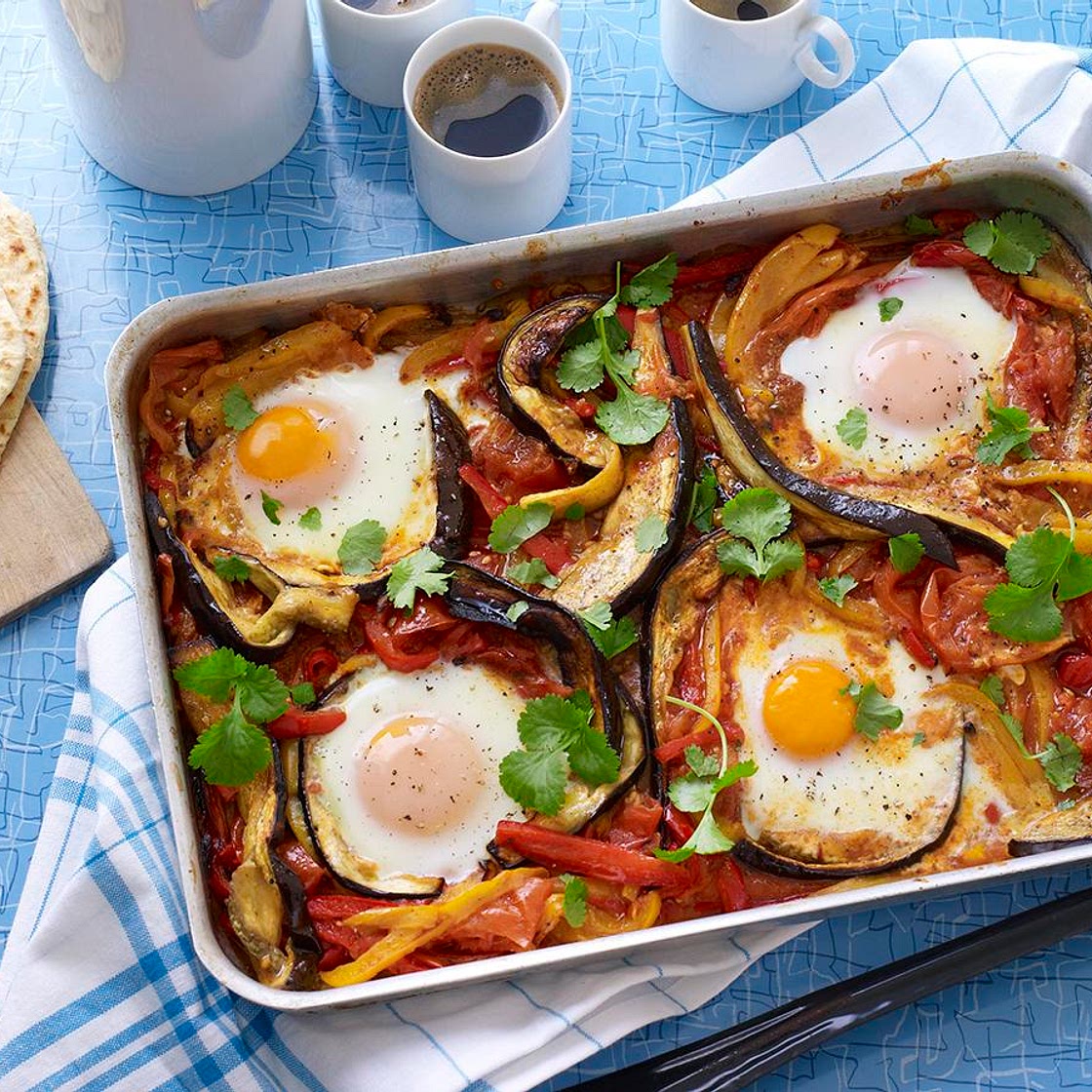Shakshuka traybake