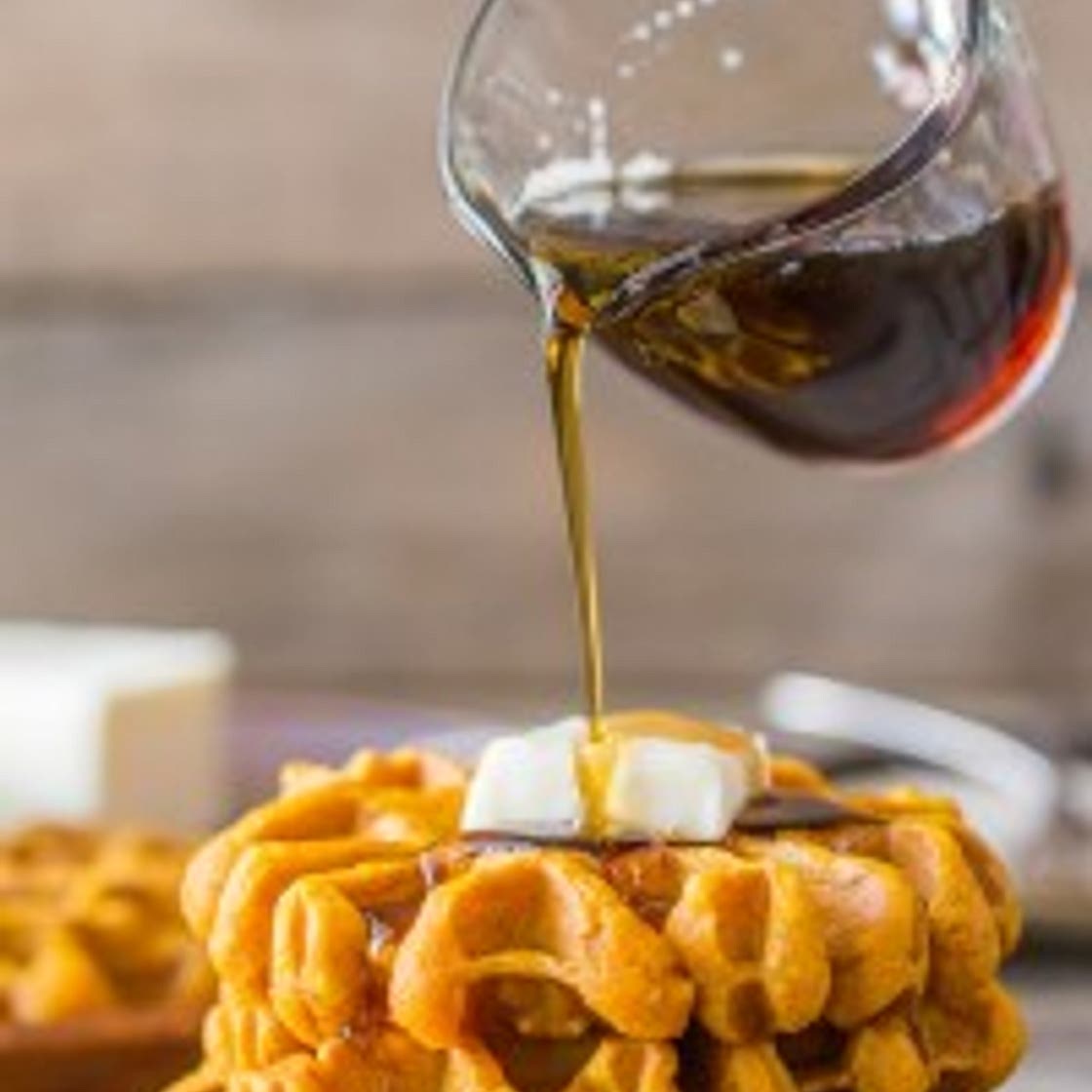 Pumpkin Spice Waffles