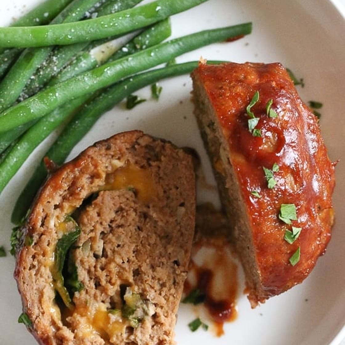 Cheese Stuffed Turkey Meatloaf Recipe