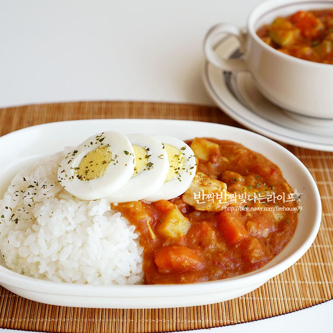 토마토 카레 레시피 재료 맛 살린 카레라이스