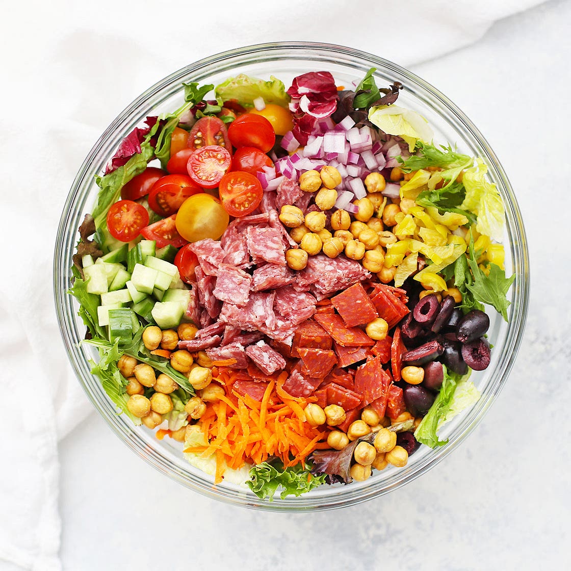 Italian Chopped Salad (Gluten Free + Paleo Friendly)