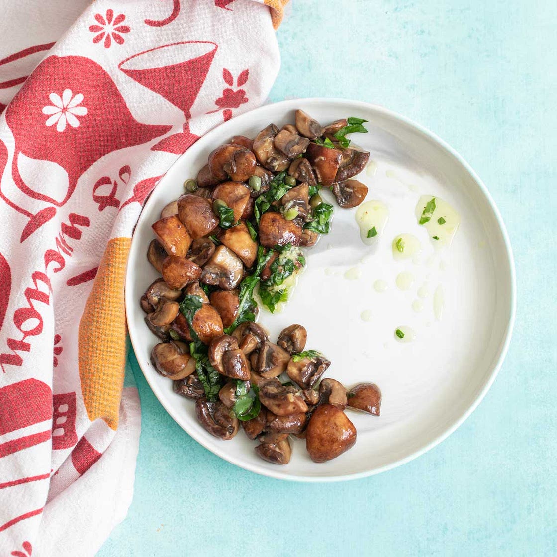 Easy Mushroom Salad Recipe