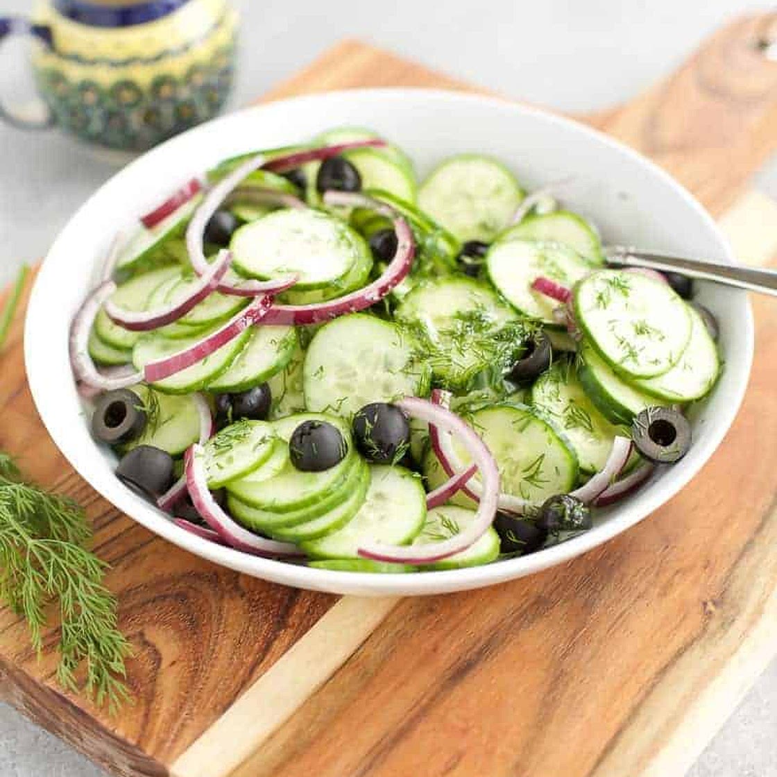 Keto Cucumber Salad