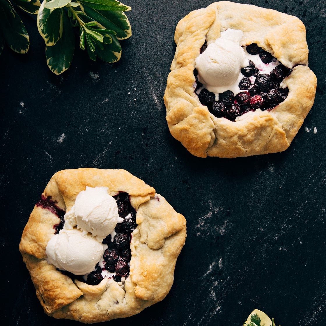 Mini Blueberry Galettes