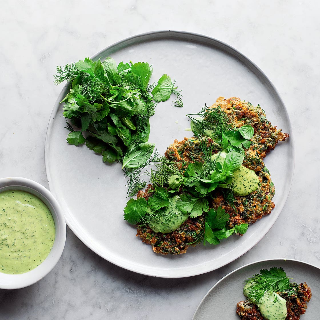 Iranian herb fritters