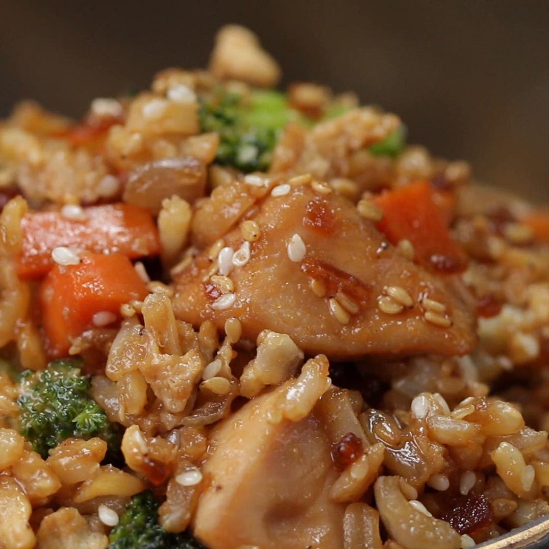 Chicken Teriyaki Fried Rice Recipe by Tasty