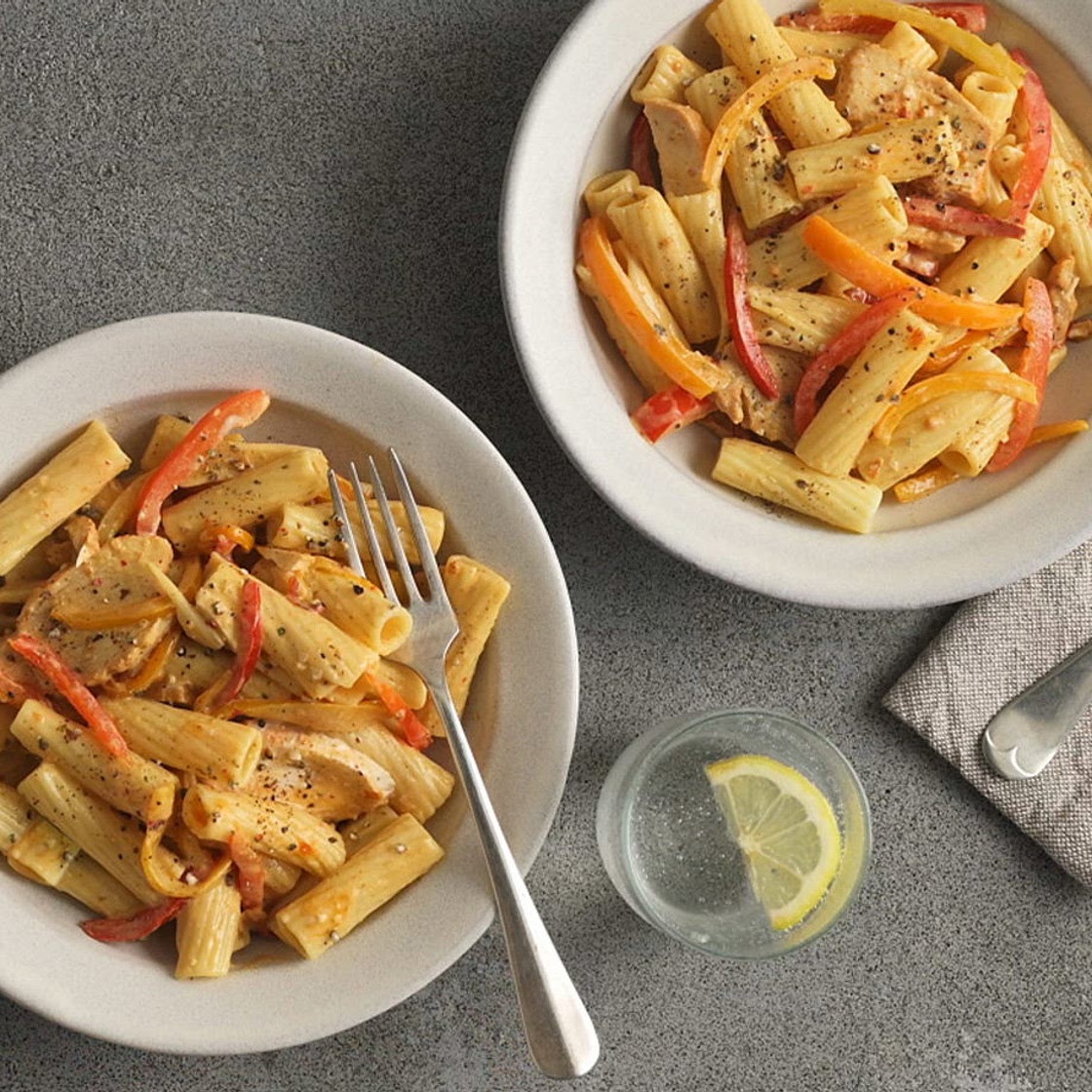 5-ingredient Piri-Piri pasta