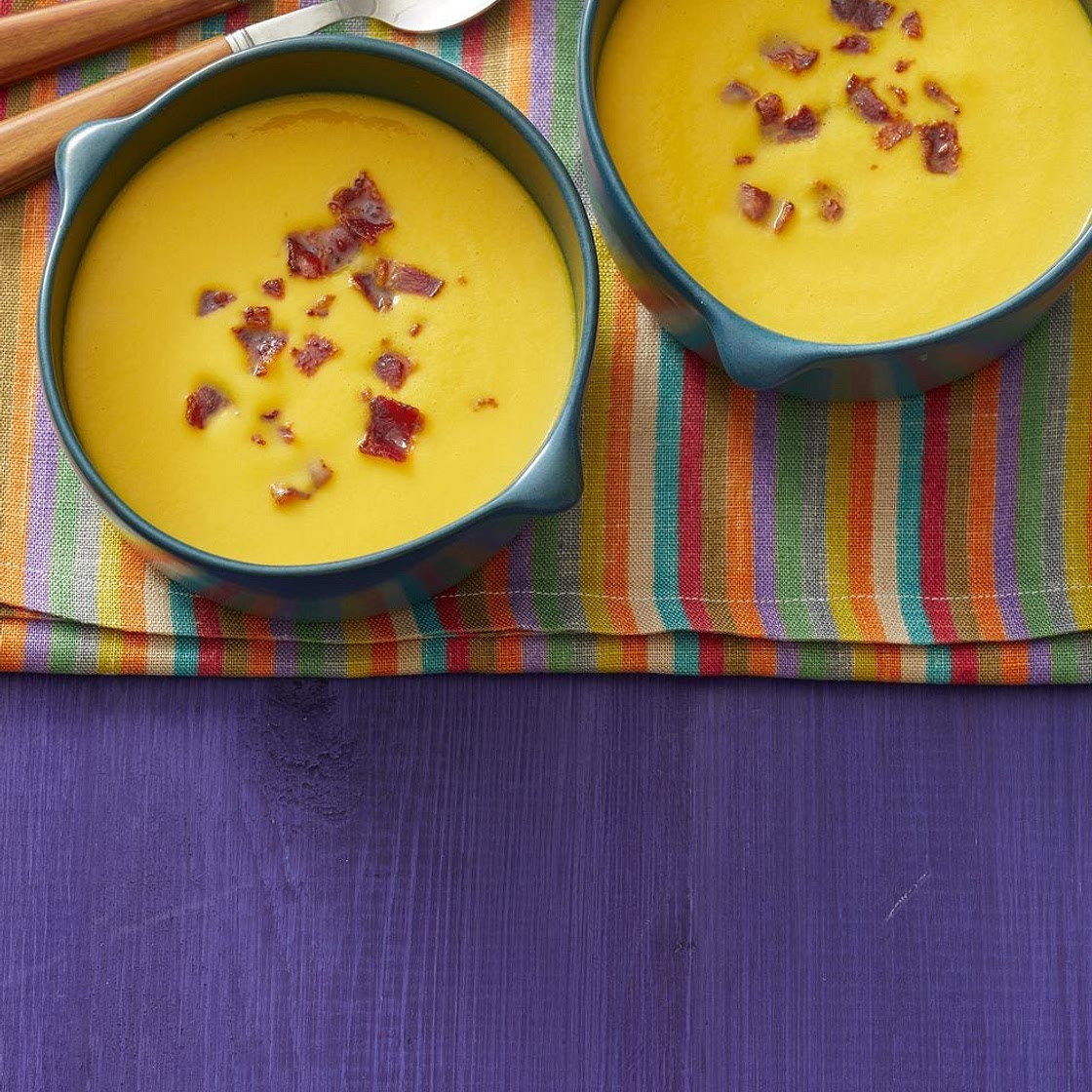 Butternut Squash Soup with Bacon