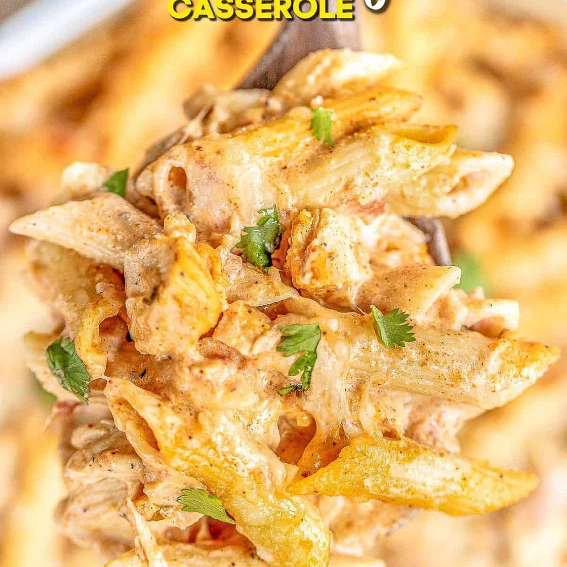 Mexican Chicken Alfredo Casserole