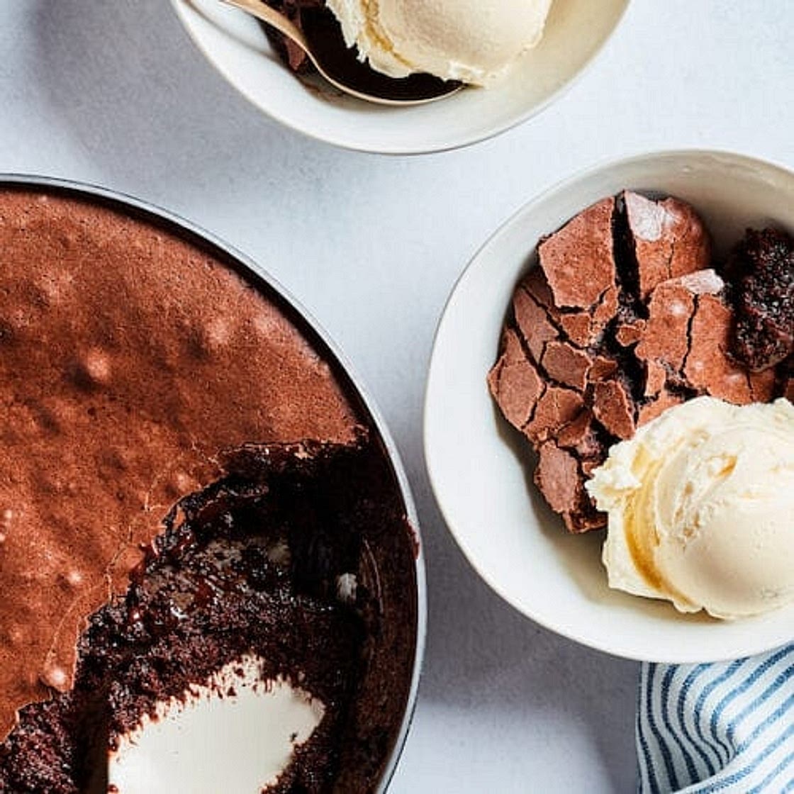 Chocolate Pudding Protein Brownies (with Instant Pudding)