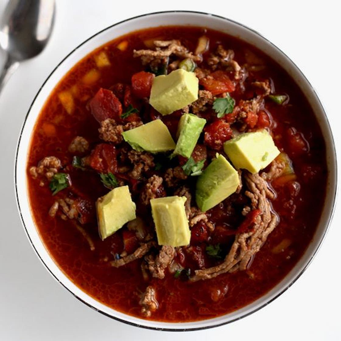 Cozy Taco Soup with Ground Beef