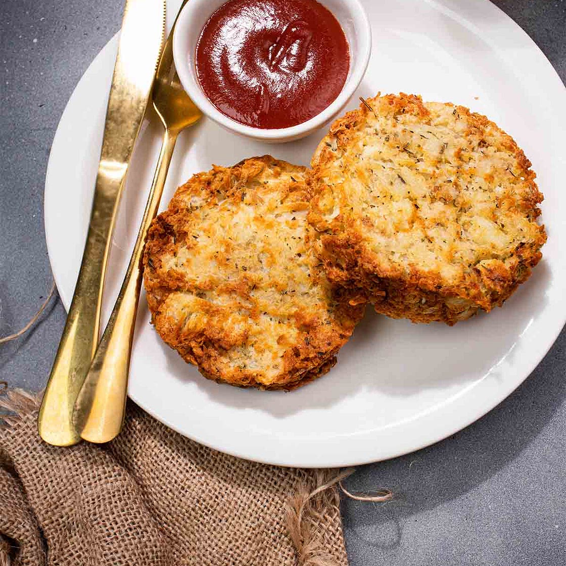 Air-Fryer Hash Browns (From Scratch)
