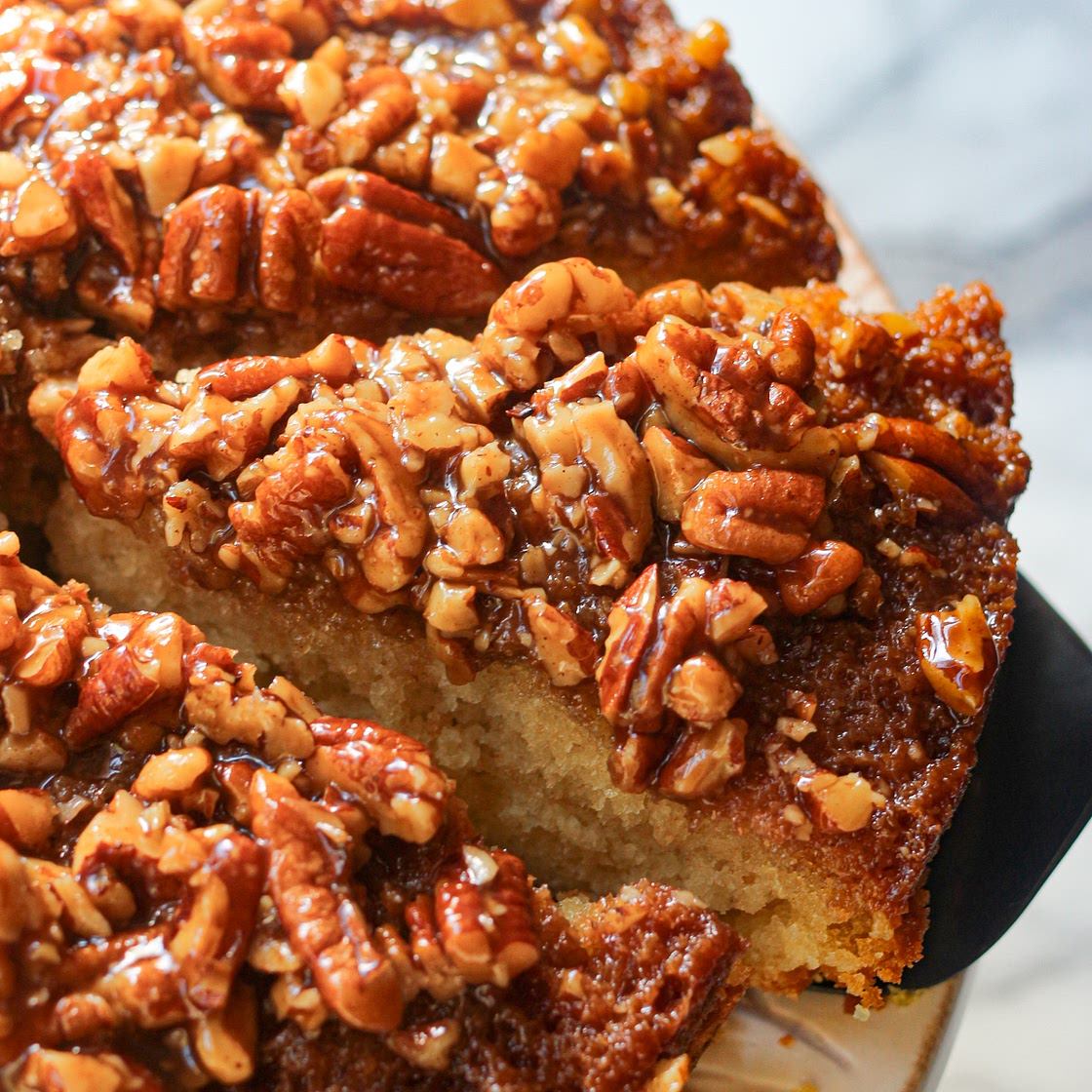 Pecan Upside Down Cake