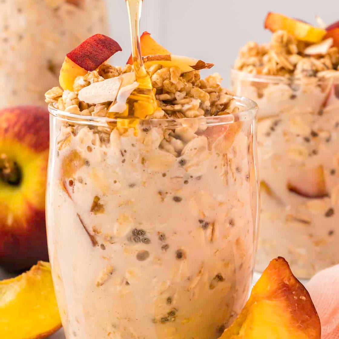 Peach Overnight Oats