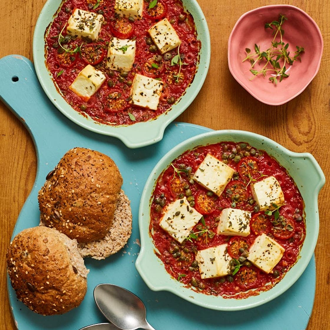 Baked Feta and Tomatoes | Slimming & Weight Watchers Friendly