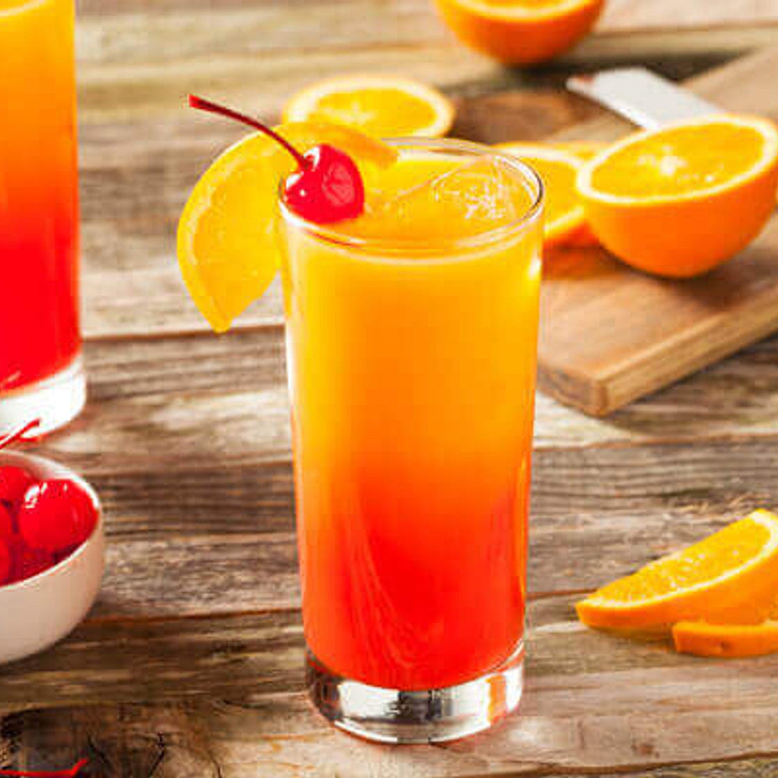 Tequila Sunrise ohne Alkohol - Millennium Bartending