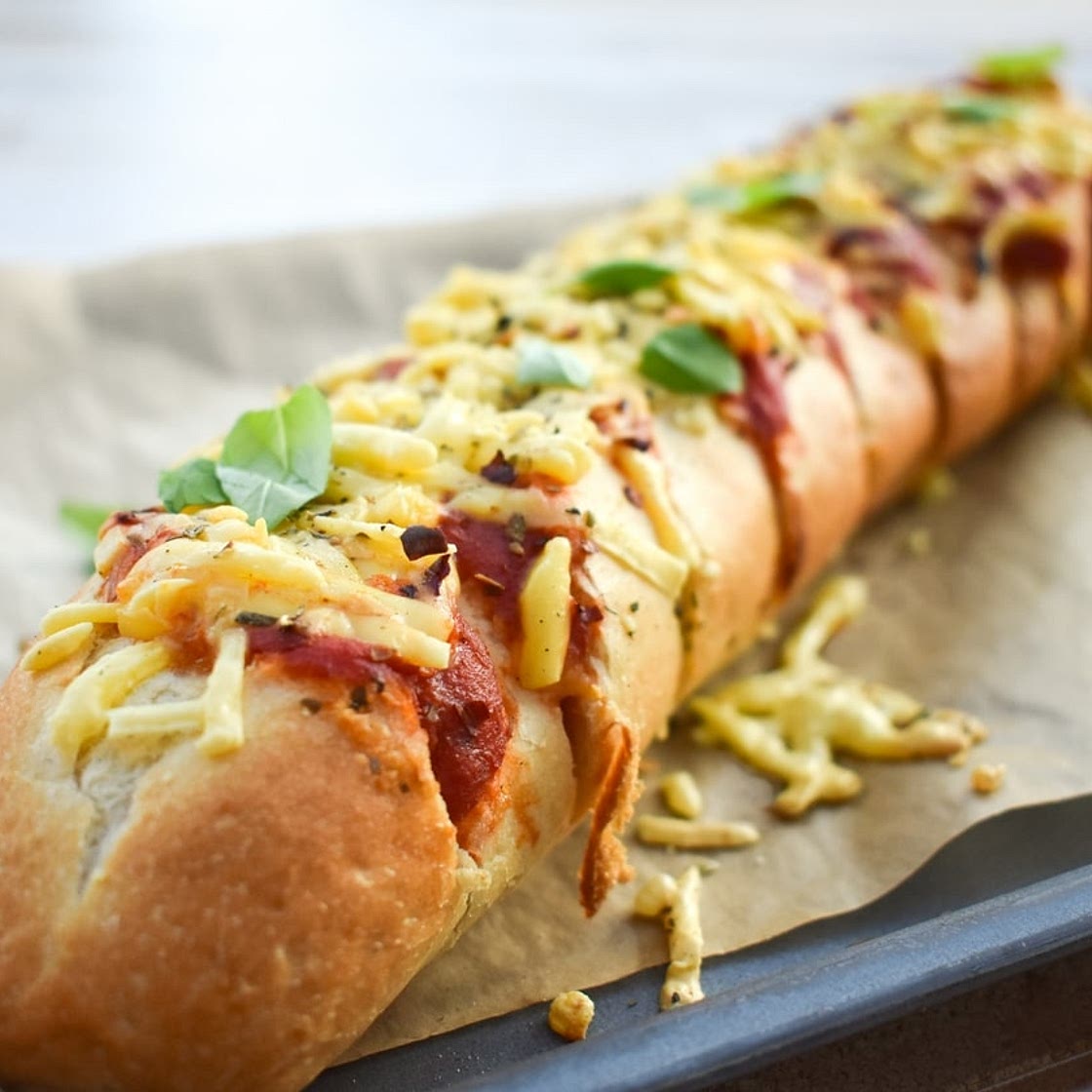 Quick Garlic Pizza Bread Recipe