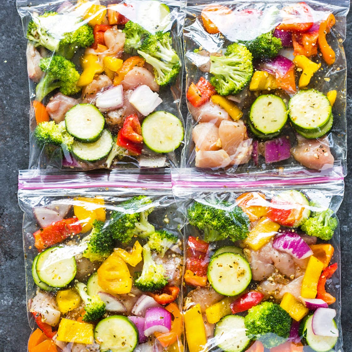 Chicken and Veggie Freezer Packs