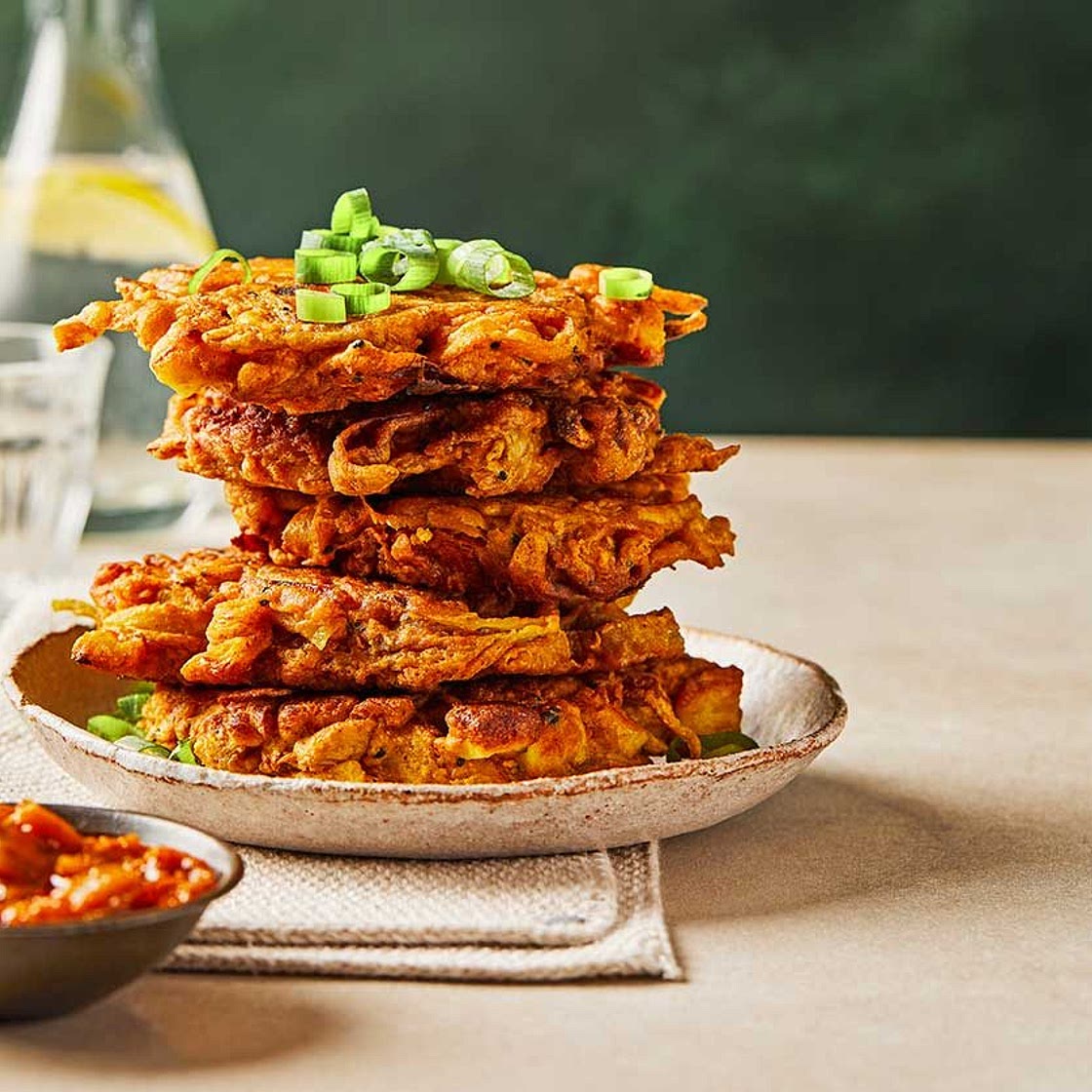 Veg peel fritters