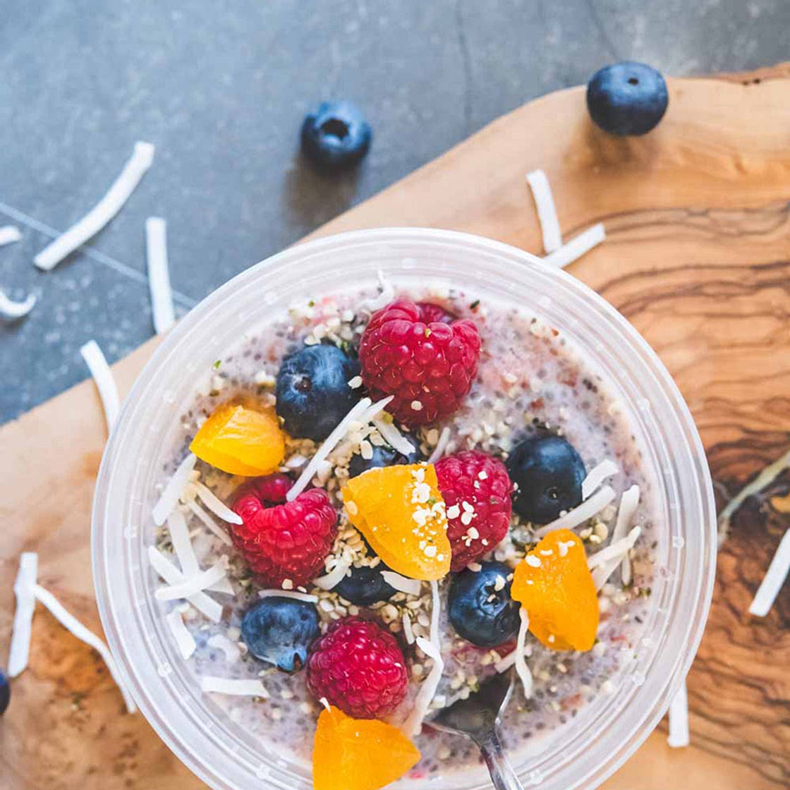 Easy Overnight Chia Seed Breakfast Bowl