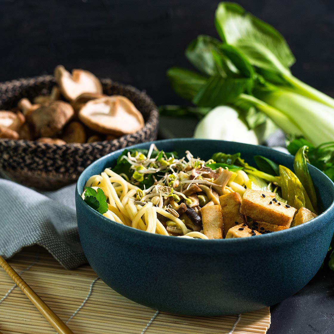 Vegane Ramen-Suppe