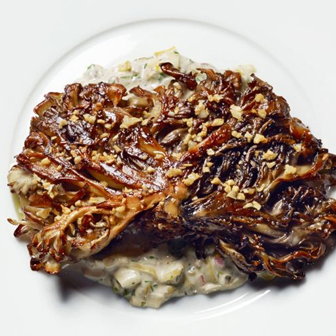 Seared Maitake Mushrooms