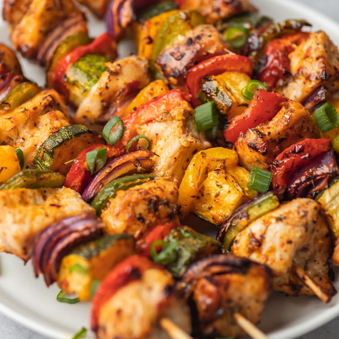 Air Fryer Chicken Kabobs (Chicken Skewers)