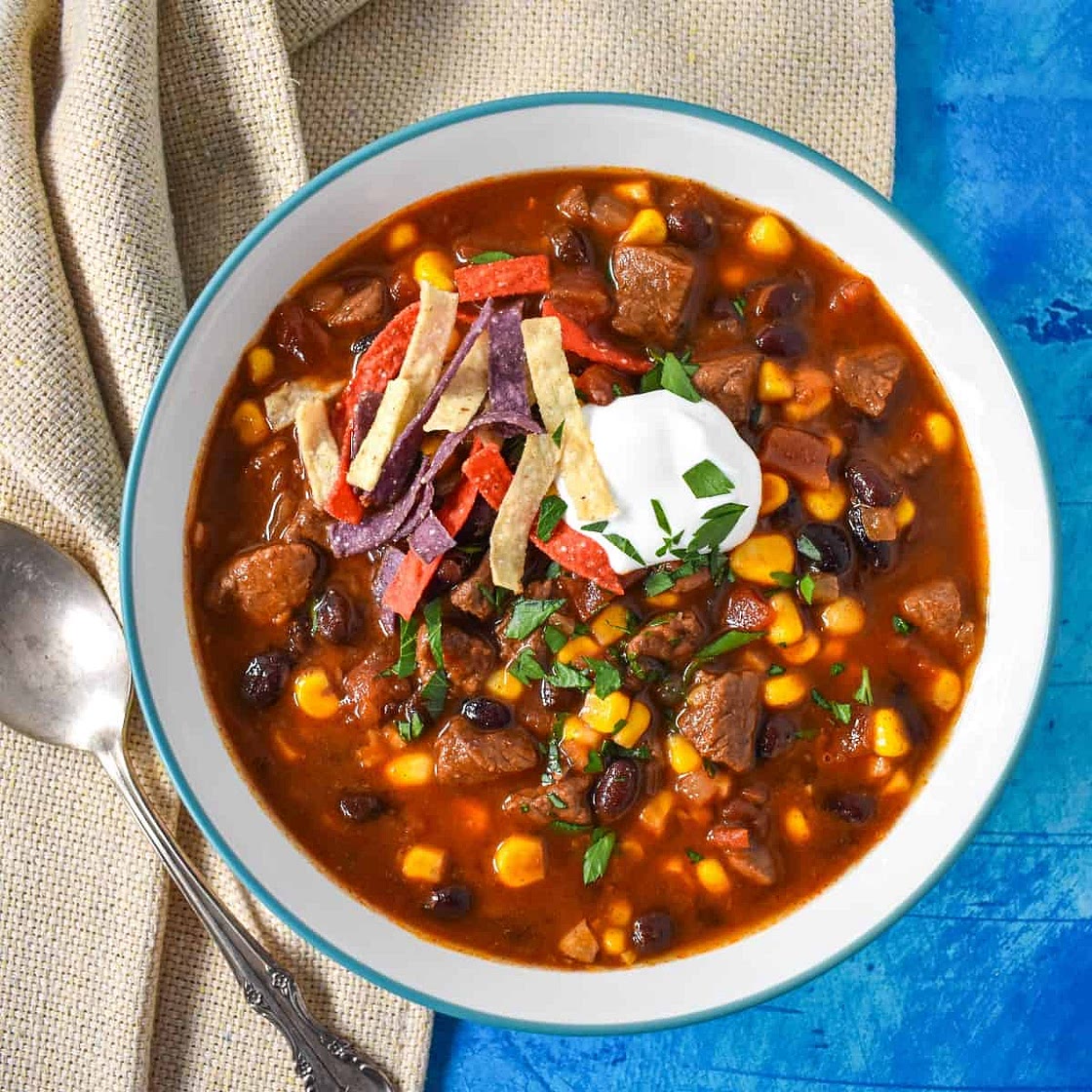 Southwestern Steak Soup