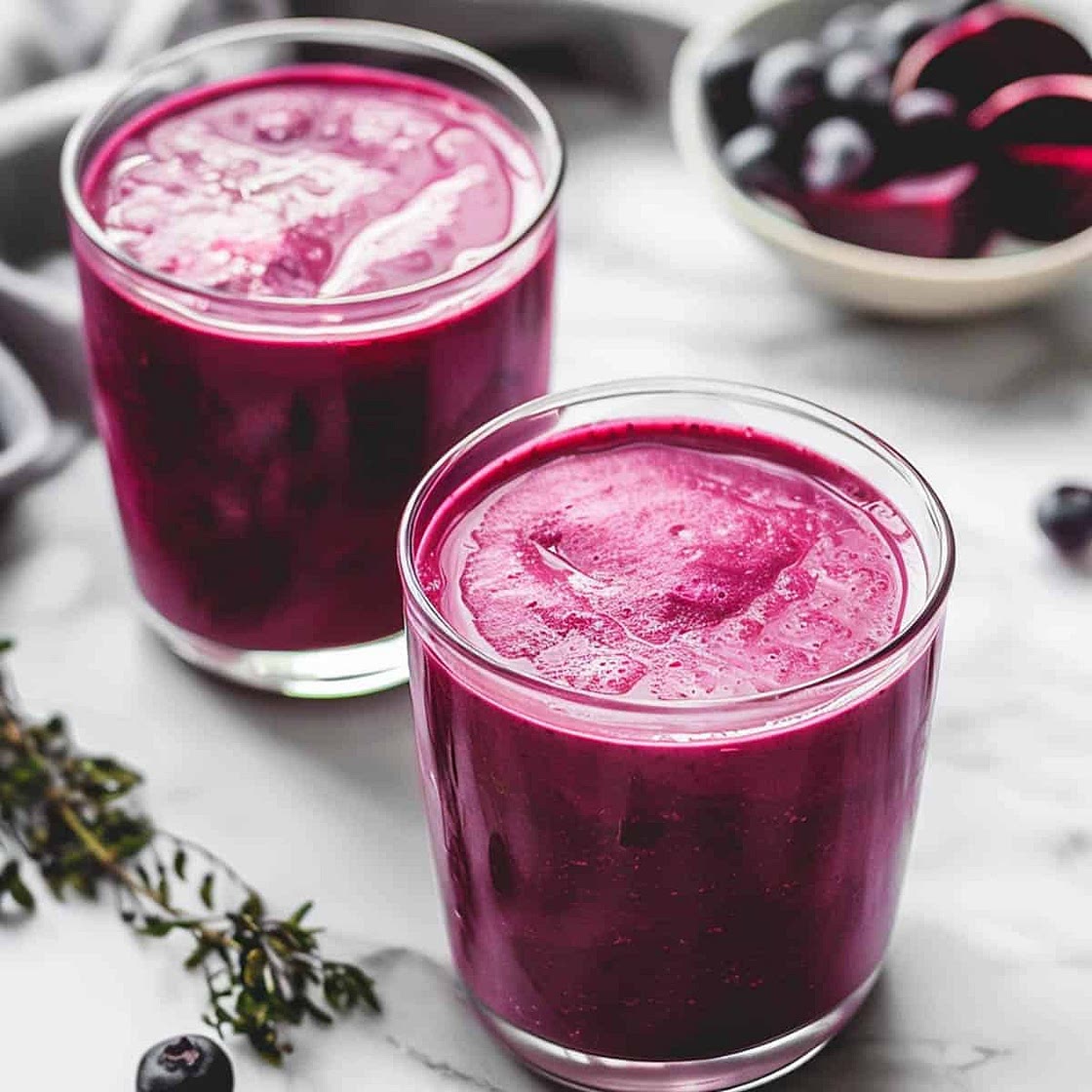 Beet and Blueberry Smoothie