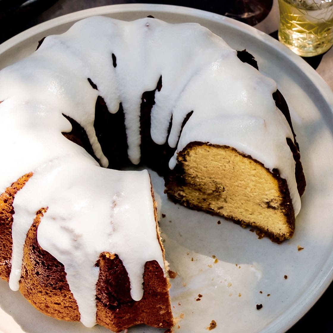 Cinnamon-Roll Pound Cake