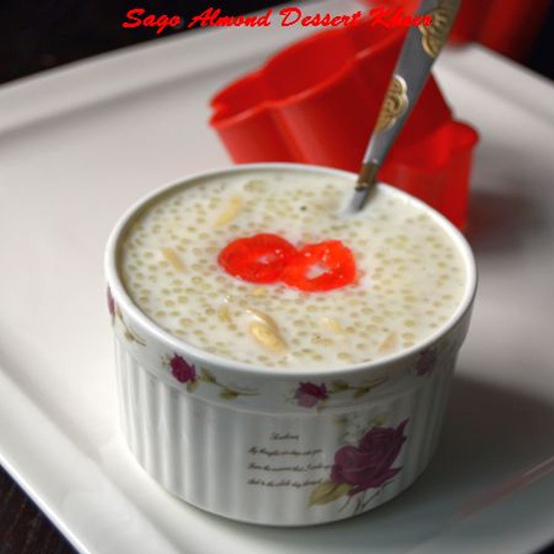 Sago Almond Kheer Easy Dessert Recipe