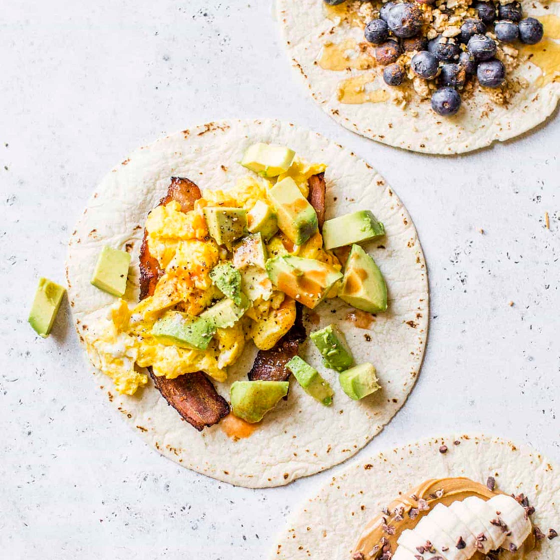 Breakfast Burritos - three ways
