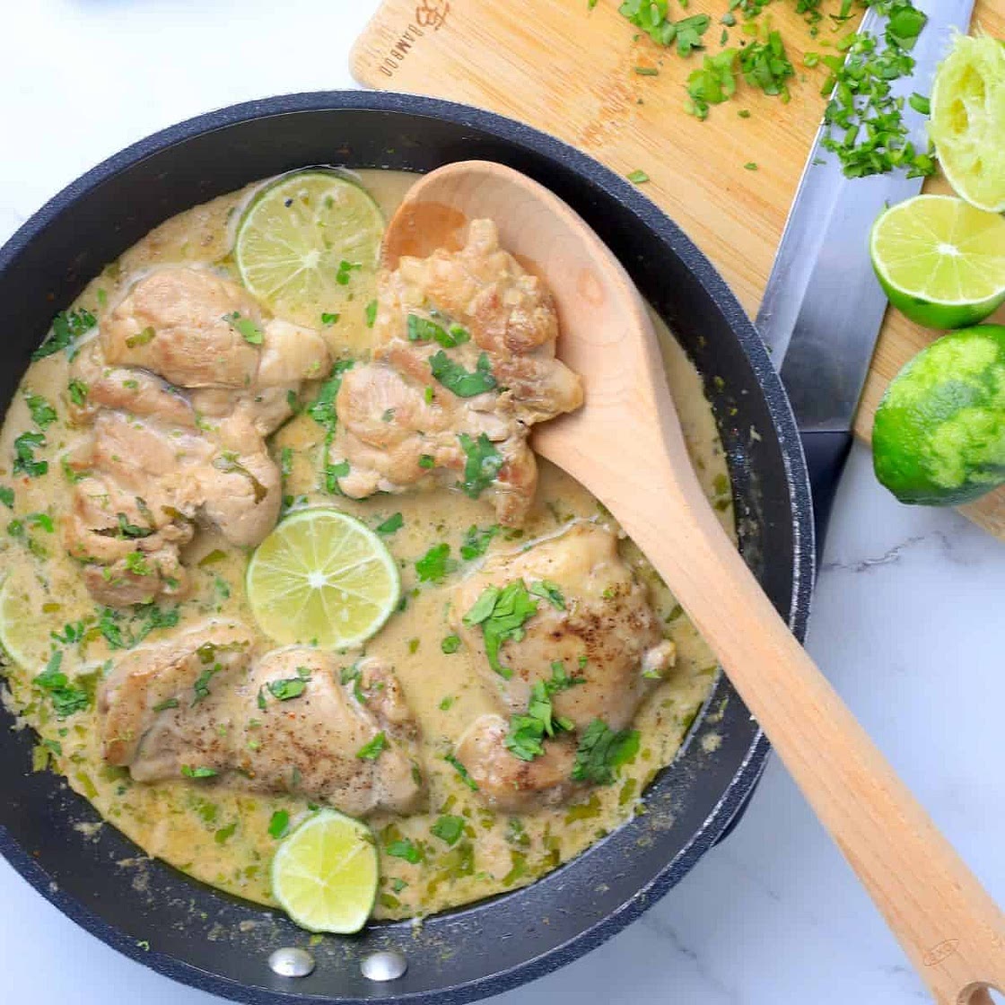 Low Carb Coconut Lime Chicken