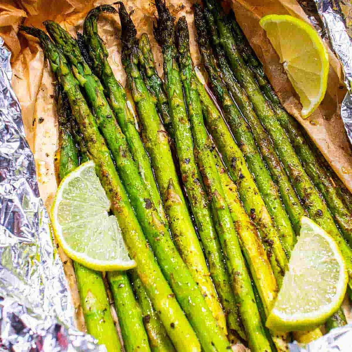 Grilled Asparagus in Foil