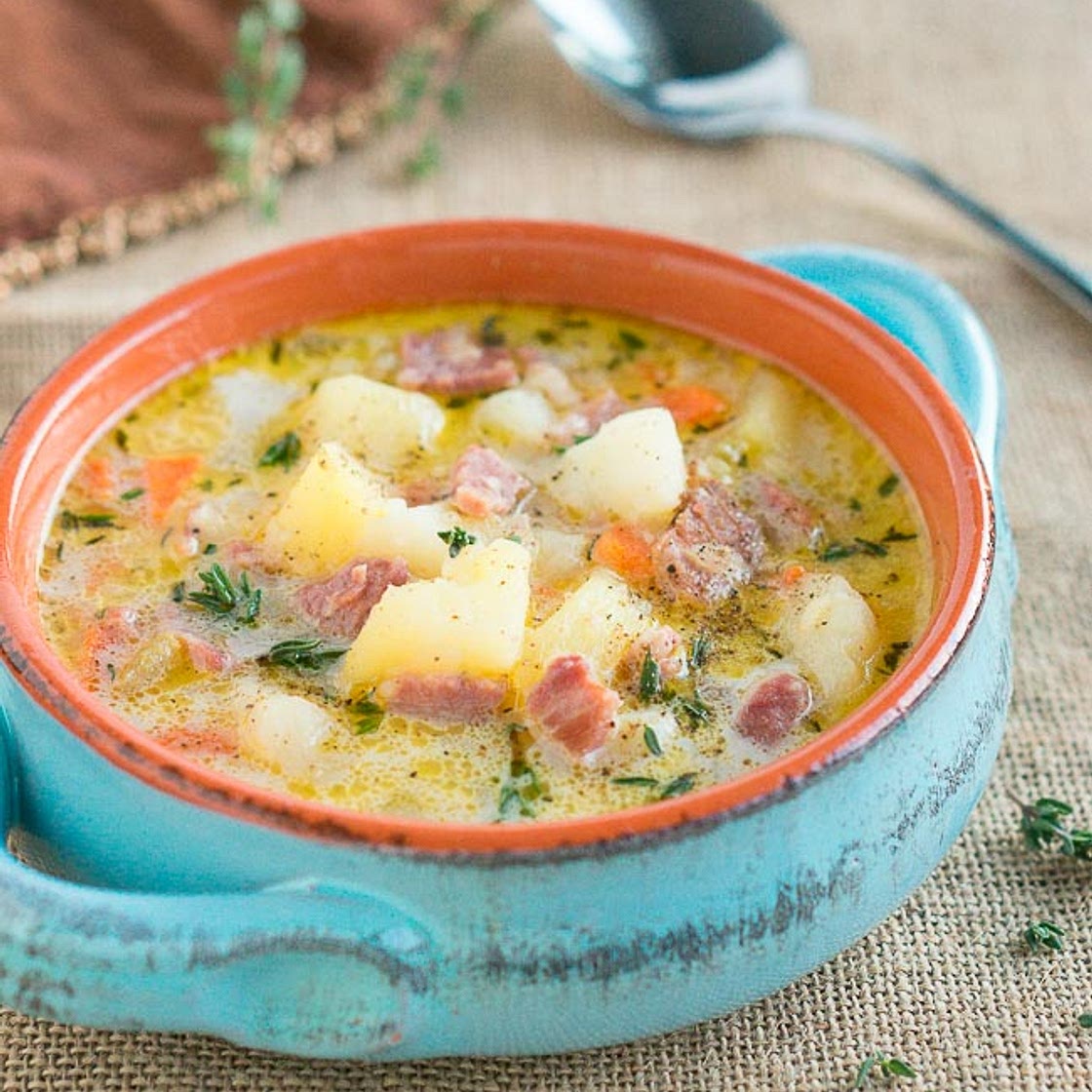 Instant Pot Ham and Potato Soup