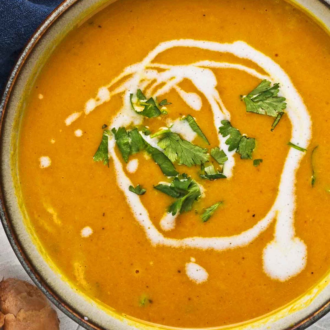 Carrot Ginger Soup (Cozy and Rich!)