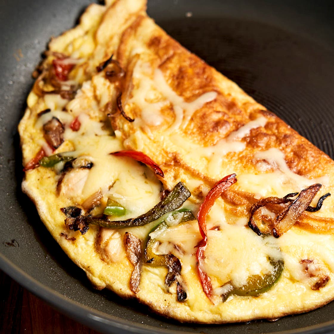 Chicken Fajita Omelette