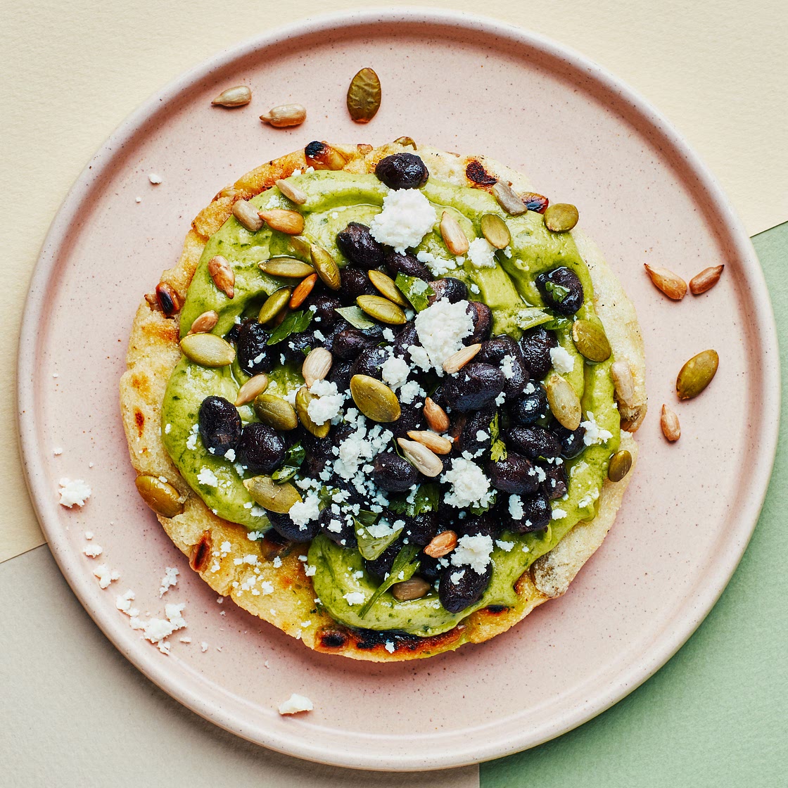 Arepas With Black Beans and Avocado