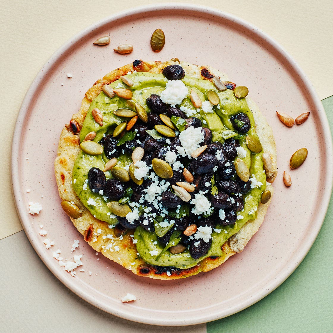 Arepas With Black Beans and Avocado