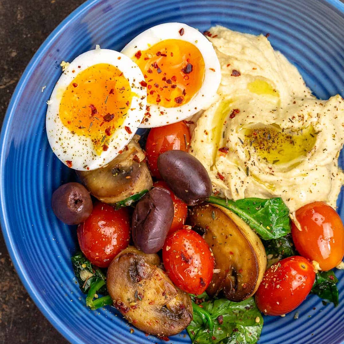 Mediterranean Savory Breakfast Bowls