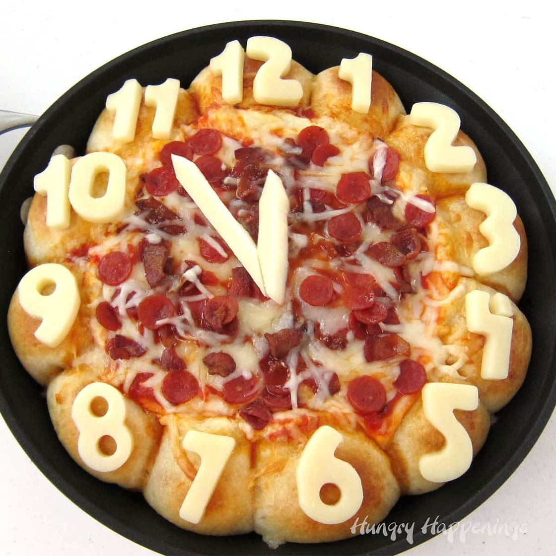 Skillet Pizza Dip Countdown Clock
