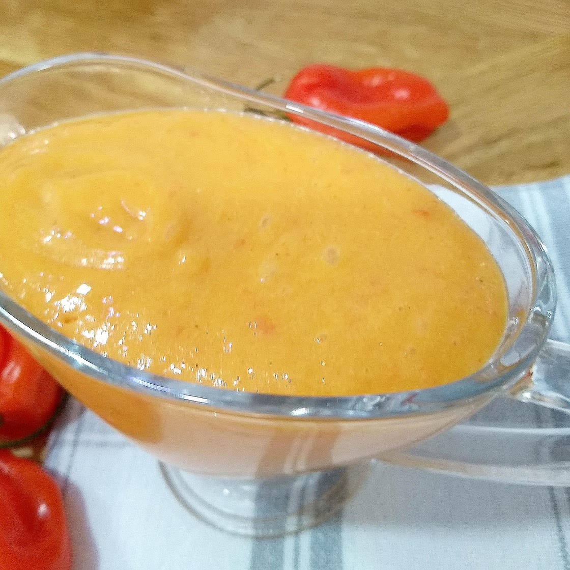 Receta de Salsa de mango con habanero