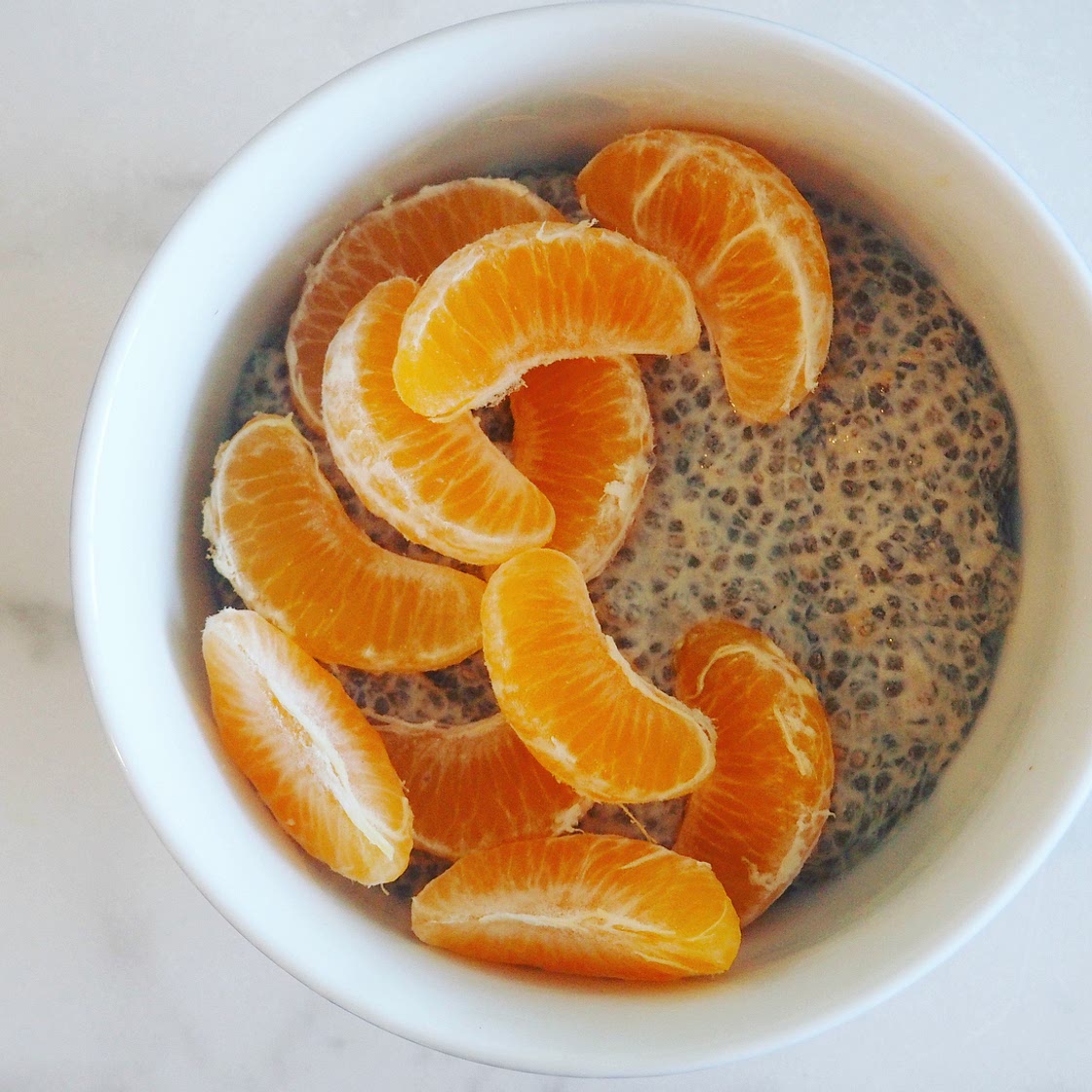 Orange Creamsicle Chia Pudding