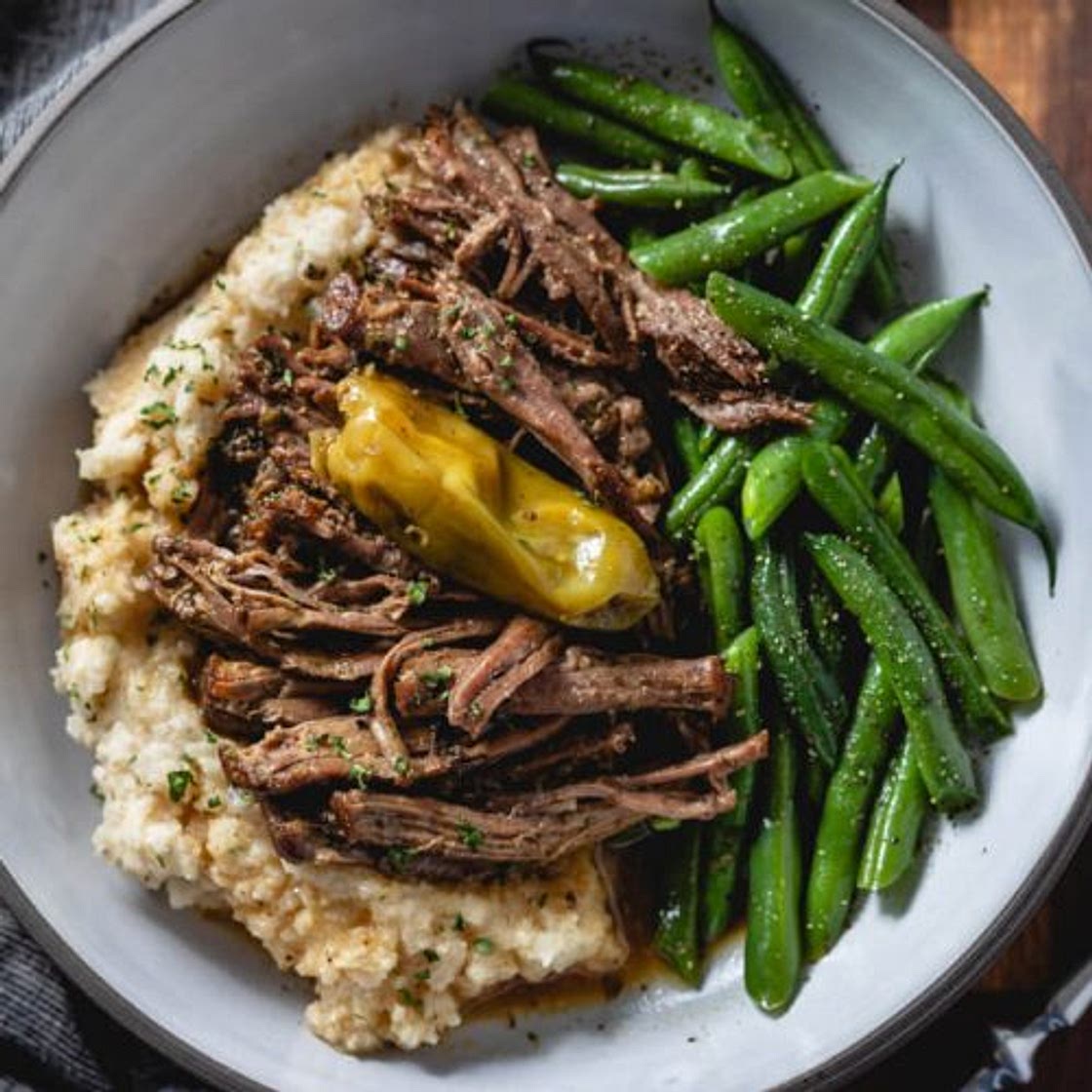 Slow Cooker Mississippi Pot Roast (Pepperoncini Pot Roast)