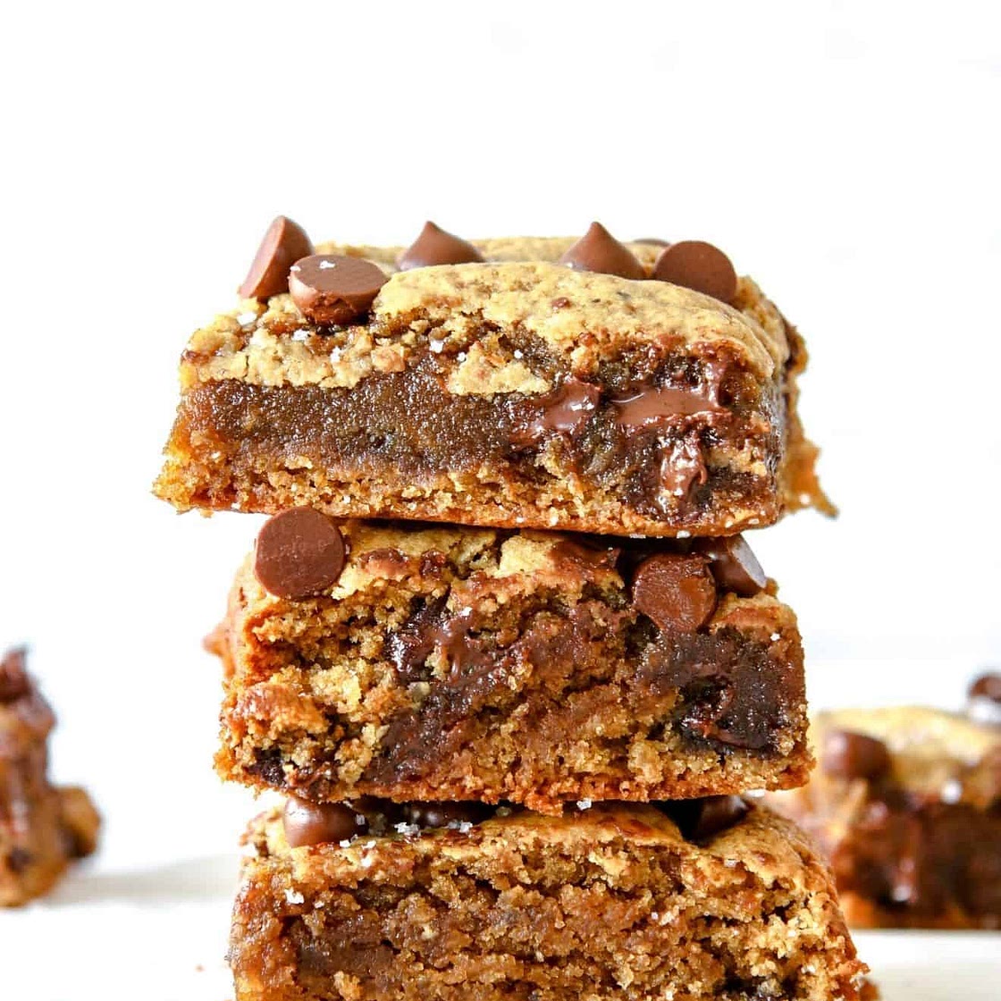 Chocolate Chip Tahini Bars