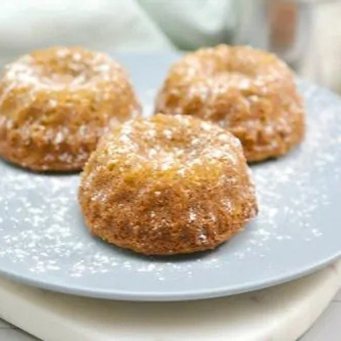 Keto Pumpkin Spice Mini Bundt Cakes
