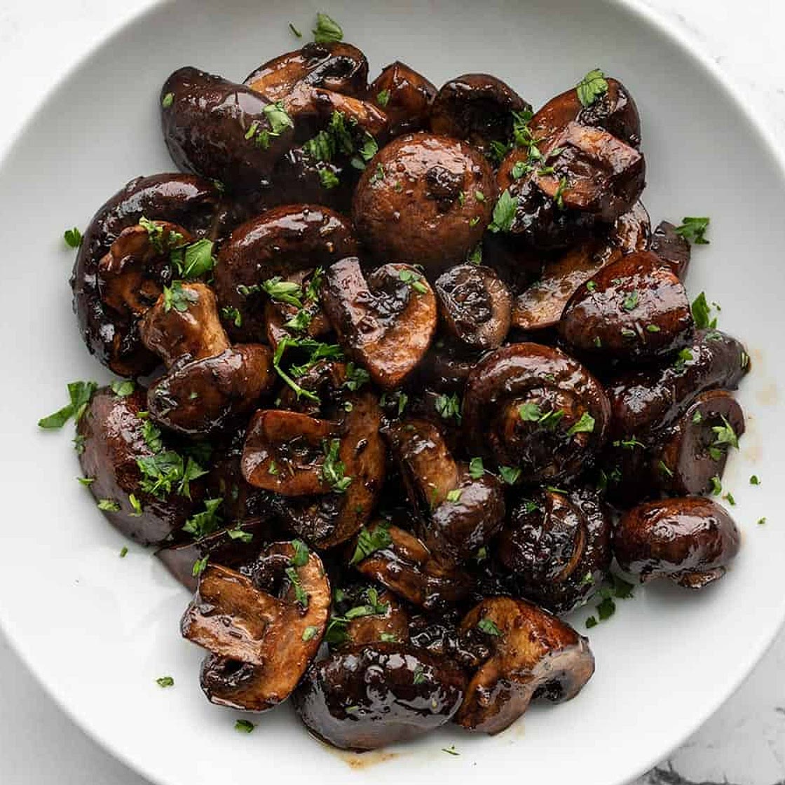 Balsamic Roasted Mushrooms