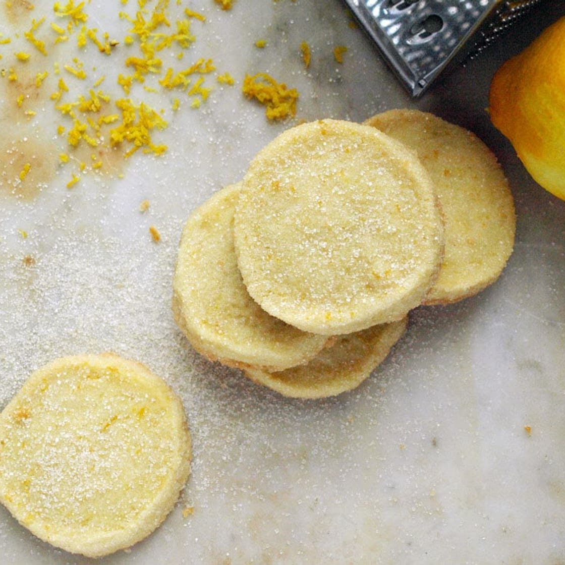 Lemon Shortbread Cookies